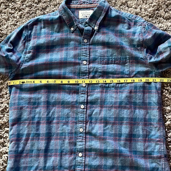 The Normal Brand Arsenal Brushed Jaspe Shirt Large - Picture 2 of 6
